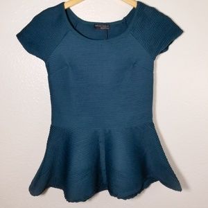 ZARA W&B COLLECTION Peplum Top New with Tags